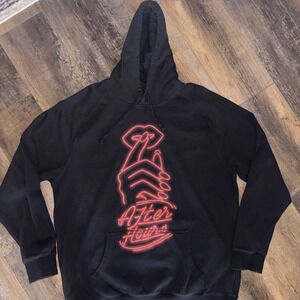 The Weeknd After Hours XO Hoodie Size XXL Front & Back XO Tag Tour Hoodie Rhude